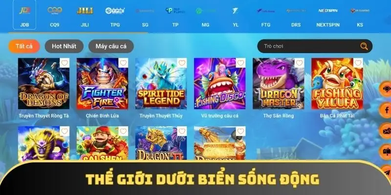 Thế giới dưới biển sống động Thế giới dưới biển sống động