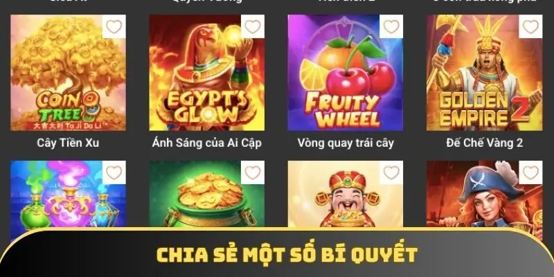Chia sẻ một số bí quyết Chia sẻ một số bí quyết