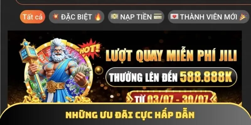 Những ưu đãi cực hấp dẫn