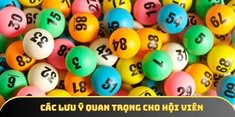 Các lưu ý quan trọng cho hội viên